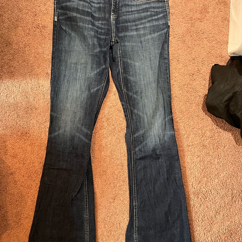 Cruel Girl Blue Flare Wide Leg Jeans
